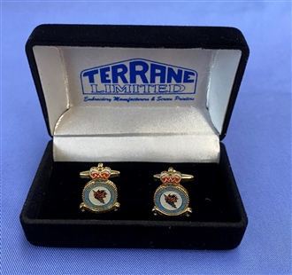 RAF BOULMER CREST CUFFLINKS