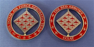 RED ARROWS SPINNING COIN