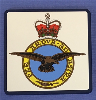 RAF CREST PVC COASTER