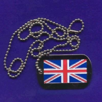 UJ DOG TAG WITH CHAIN