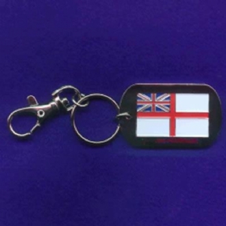 RN ENSIGN DOG TAG KEYRING