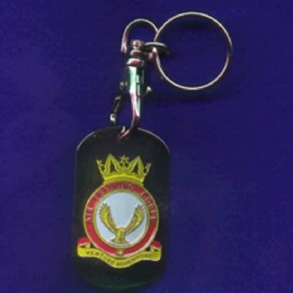 ATC CREST ENAMEL DOG TAG KEYRING