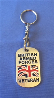 VETERANS DOGTAG KEYRING