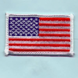 US STARS & STRIPES (WHITE BORDER)