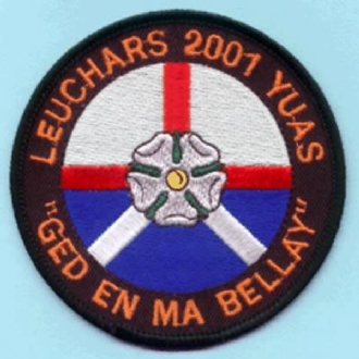 YUAS LEUCHARS 2001 EMBROIDERED BADGE