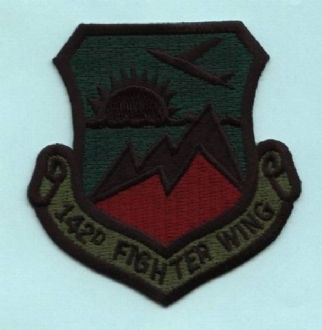 142nd FW EMBROIDERED BADGE