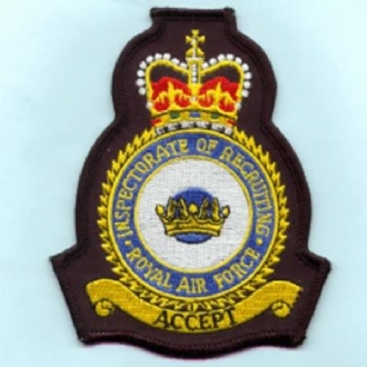 RAF INSP OF RECRUITTING CREST