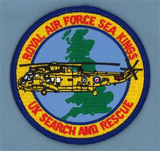 RAF SEA KINGS - UK S&R EMB BADGE