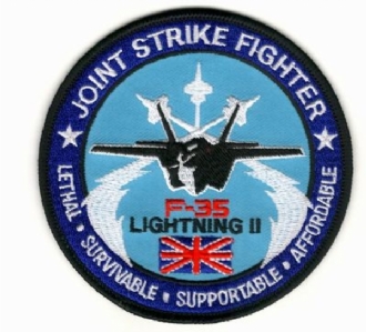 F35 LIGHTNING II BADGE