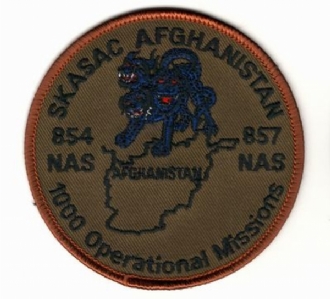 SKASAC AFGHANISTAN EMBROIDERED BADGE