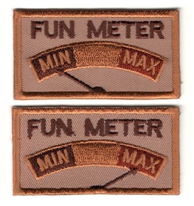 FUN METER BADGES (BOTH BADGES) - DESERT