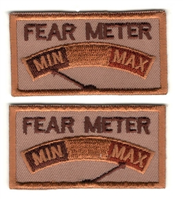 FEAR METER BADGES (BOTH BADGES) - DESERT