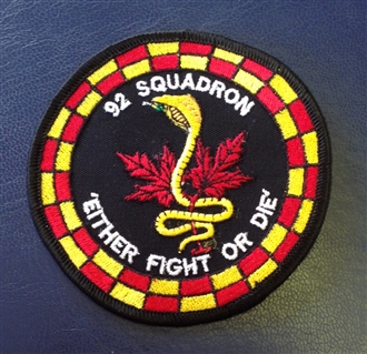 92 SQN FIGHT OR DIE BADGE