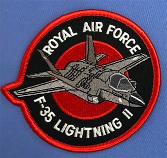 F-35 LIGHTNING II RAF BADGE