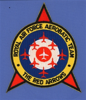 RED ARROWS ROUNDEL EMB BADGE