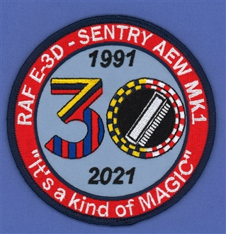 E3D SENTRY / AWACS 30 YEARS BADGE