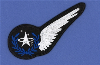 SPACE COMMAND WING BADGE