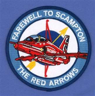 RED ARROWS - FAREWELL TO SCAMPTON BADGE