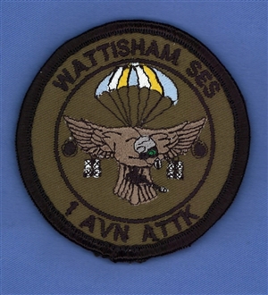 WATTISHAM SES BADGE WITH VELCRO