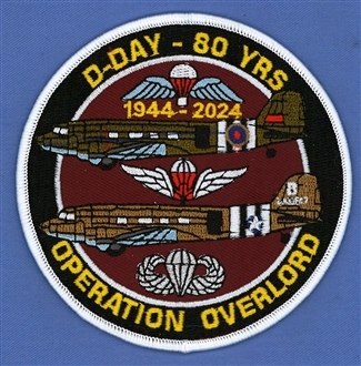 D-DAY 80 YEARS OP OVERLORD BADGE