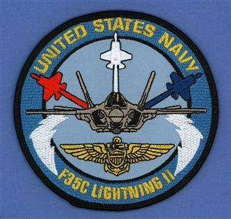 F-35C US NAVY BADGE