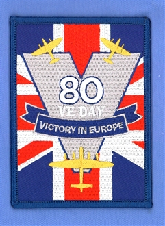 VE DAY 80TH ANNIVERSARY BADGE