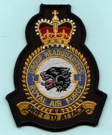 1 GROUP HQ OFFICIAL CREST EMBROIDERED BADGE