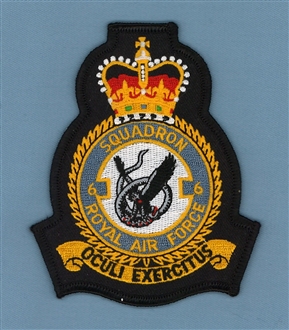 6 SQN OFFICIAL CREST EMBROIDERED BADGE