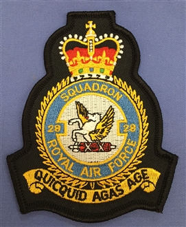 28 SQN CREST BADGE