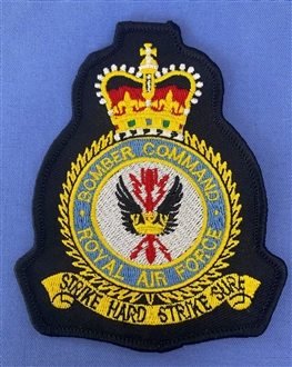 RAF BOMBER COMMAND CREST (QUEENS CROWN)