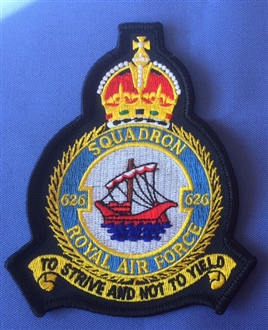 626 SQN CREST BADGE (KINGS CROWN)