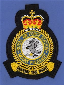 RAF MOUNT PLEASANT CREST BADGE