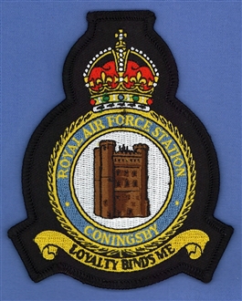 RAF CONINGSBY CREST BADGE (K/C)