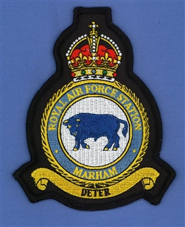 RAF MARHAM CREST - TUDOR CROWN