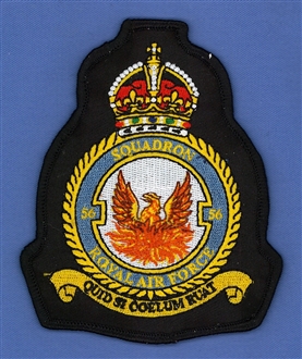 56 SQN CREST BADGE - TUDOR CROWN