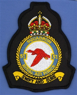 51 SQN CREST - TUDOR CROWN