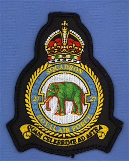 27 SQN CREST - TUDOR CROWN