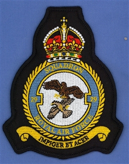 29 SQN CREST EMB BADGE - TUDOR CROWN