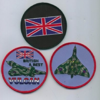 VULCAN PILOT BADGES SET OF 3