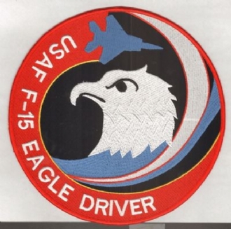 F-15 EAGLE DRIVER XL BADGE