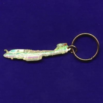 EA-6 PROWLER SIDE VIEW ENAMEL KEYRING