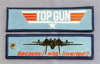 TOP GUN EMBROIDERED KEYRING