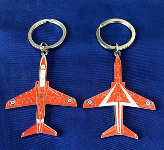 RED ARROWS PLAN ENAMEL KEYRING