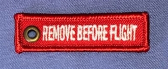 REMOVE BEFORE FLIGHT KEYRING (60mm)