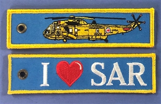 I LOVE SAR/RAF SEA KING KEYRING