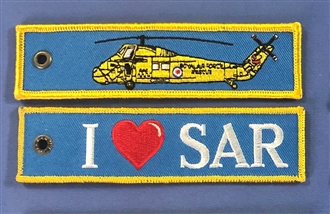 I LOVE SAR / RAF WESSEX KEYRING
