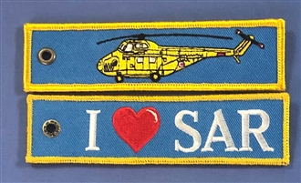 I LOVE SAR / RAF WHIRLWIND KEYRING