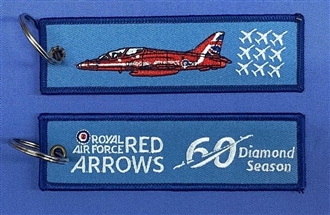 RED ARROWS 60TH SEASON KEYRING