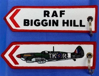 RAF BIGGIN HILL/SPITFIRE STATION KEYRING