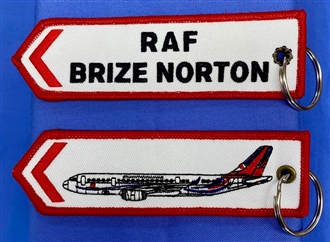 RAF BRIZE NORTON/VOYAGER STATION KEYRING